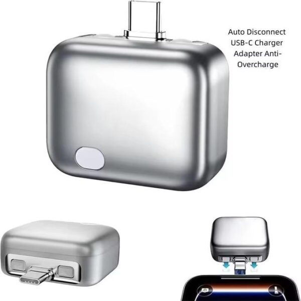 140W USB Type-C Intelligent Fast Charging Adapter – Automatic Stop Smart Power Charger — image 2