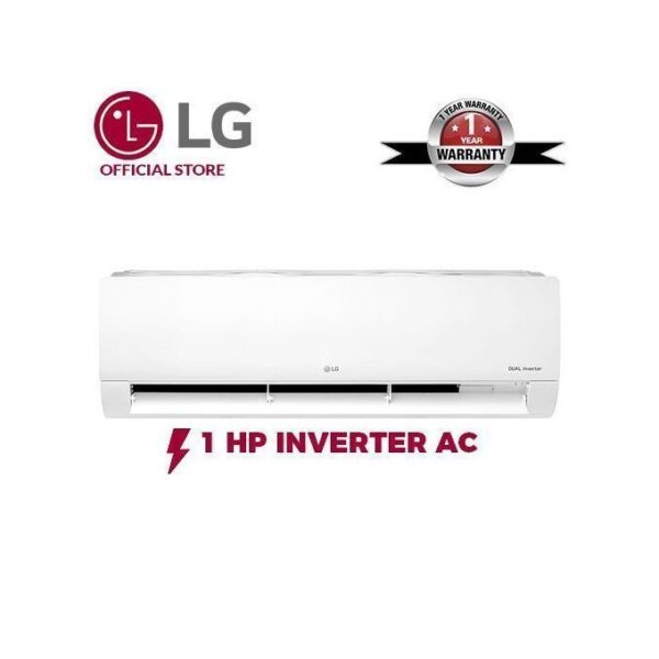 LG 1HP Gencool - B Inverter Split Unit Airconditioner - 100%COPPER — image 1