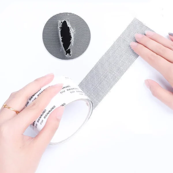 Mosquito Net Window Screen Repair Tape – Self-Adhesive Waterproof Anti-Mosquito Mesh Patch — image 3