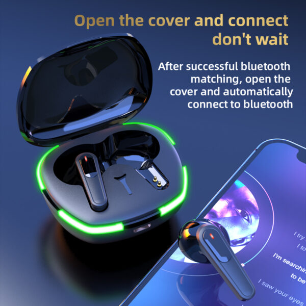 Pro60 True Wireless Stereo (TWS) Bluetooth Earbuds – Hi-Fi Sound with Charging Case — image 4