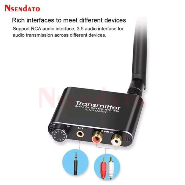 Wireless Audio Receiver & Transmitter 2.4G - 50m — image 4