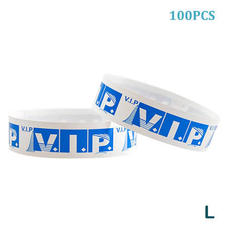 100PCS VIP Paper Wristbands – Waterproof Event & Party Wristbands — image 1