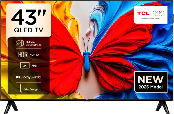 TCL 43-Inch QLED Full HD Smart Google TV (2025 Model) – 43S5K — image 1