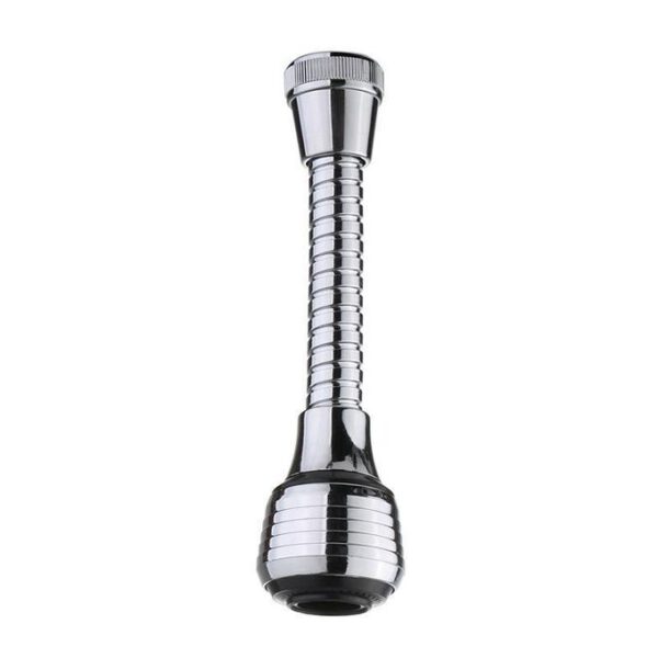 Stainless Steel Rotating Kitchen Faucet Sprayer – Water-Saving Splash-Proof Faucet Extender & Aerator — image 2