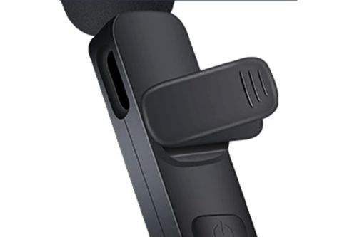 Mini Wireless Lavalier Microphone for iPhone – Noise-Cancelling Clip-On Lapel Mic 2 in 1 — image 2